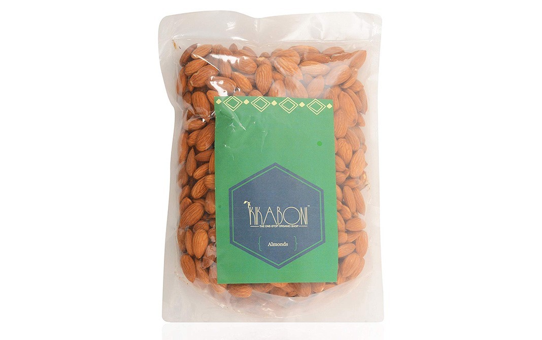 Kikaboni Almonds    Pack  500 grams